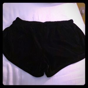 Brandy Melville Velvet Booty Shorts